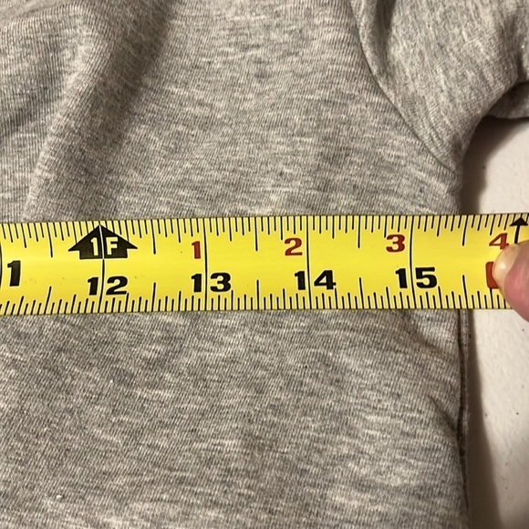 Trouve’ front lace sweatshirt, gray. Sz small - Picture 5 of 6